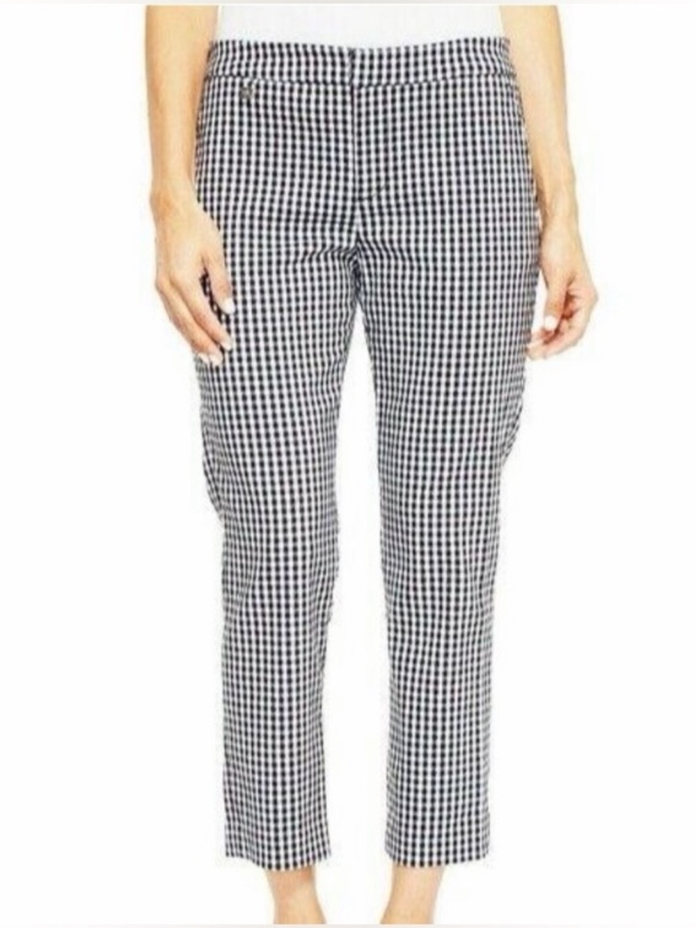 Lauren Ralph Lauren Black & White Gingham Pants